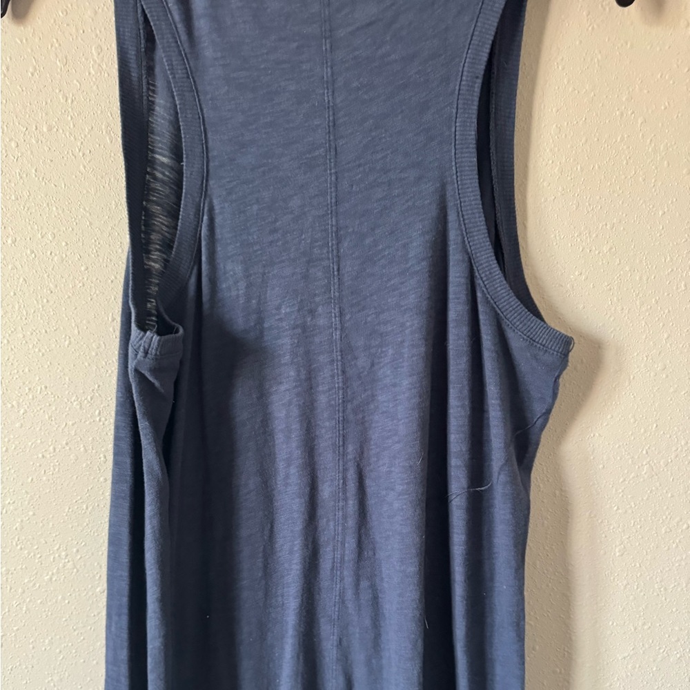 Z Supply Navy V-Neck Sleeveless Midi Dress - Picture 6 of 6